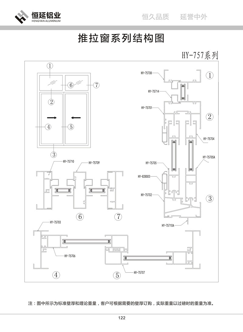 757推拉窗系列