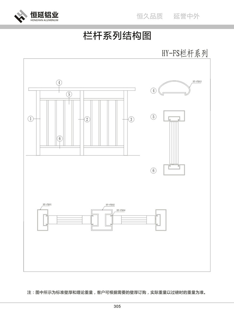 HY-FS欄桿系列