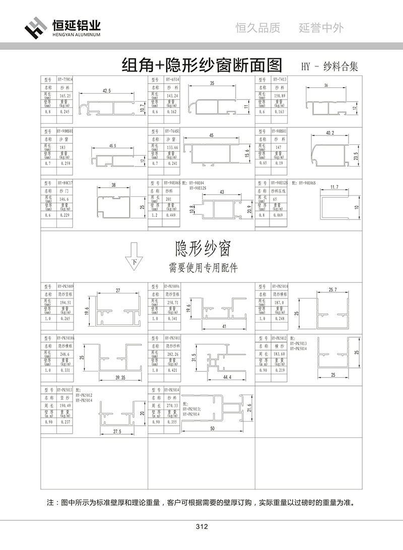組角+隱形紗窗